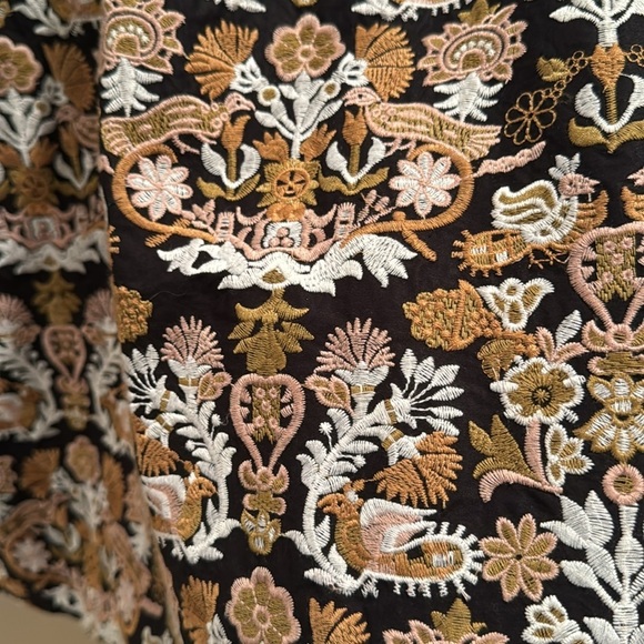 Caroline Constance Floral Embroidered Strapless Bustier Dress XS - Picture 4 of 8